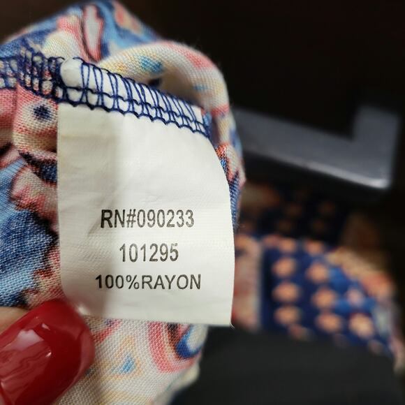 LA Hearts Boho Bohemian XS Small Top Blouse Crop Top Gypsy Festival Hippie #006 - Picture 12 of 13